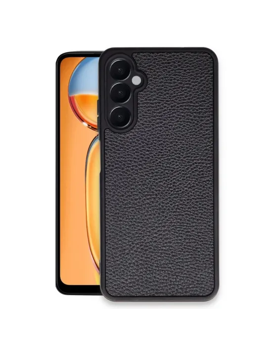 Samsung Galaxy A36 Kılıf Aras Deri Kapak - Siyah