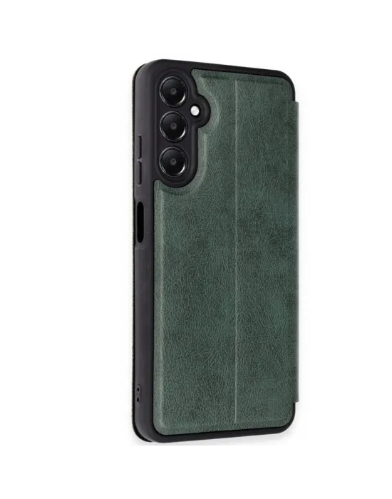 Samsung Galaxy A36 Kılıf Flip Cover - Koyu Yeşil
