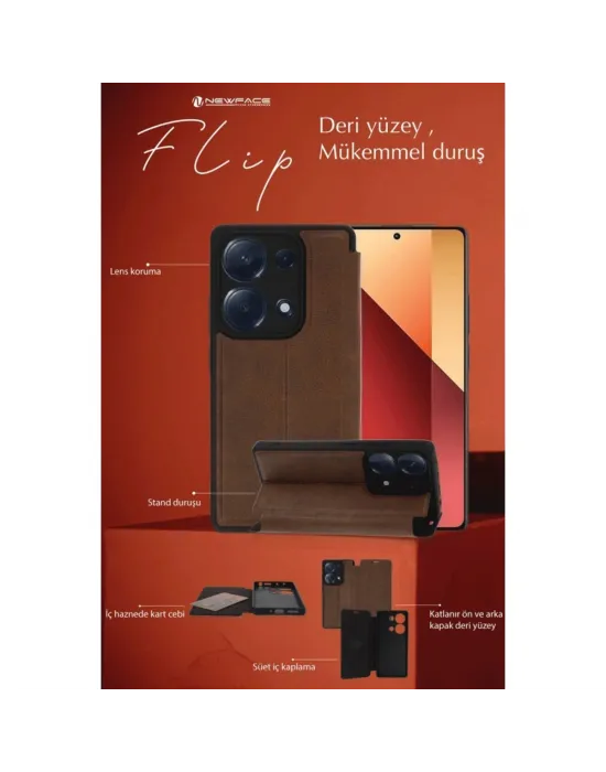 Samsung Galaxy A36 Kılıf Flip Cover - Lacivert