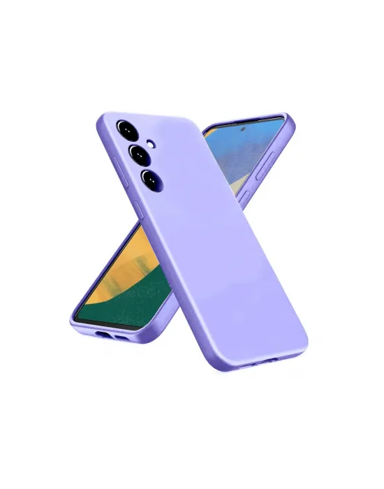 Samsung Galaxy A36 Kılıf Nano İçi Kadife Silikon - Lila