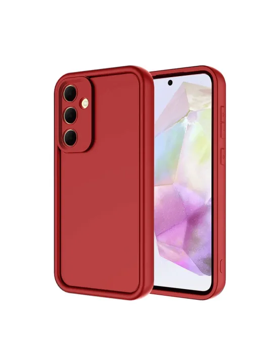 Samsung Galaxy A36 Kılıf Viera Silikon - Kırmızı