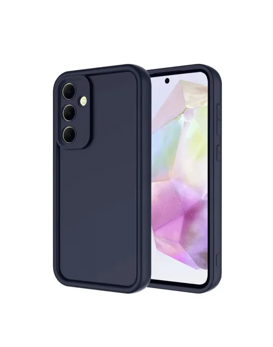 Samsung Galaxy A36 Kılıf Viera Silikon - Lacivert