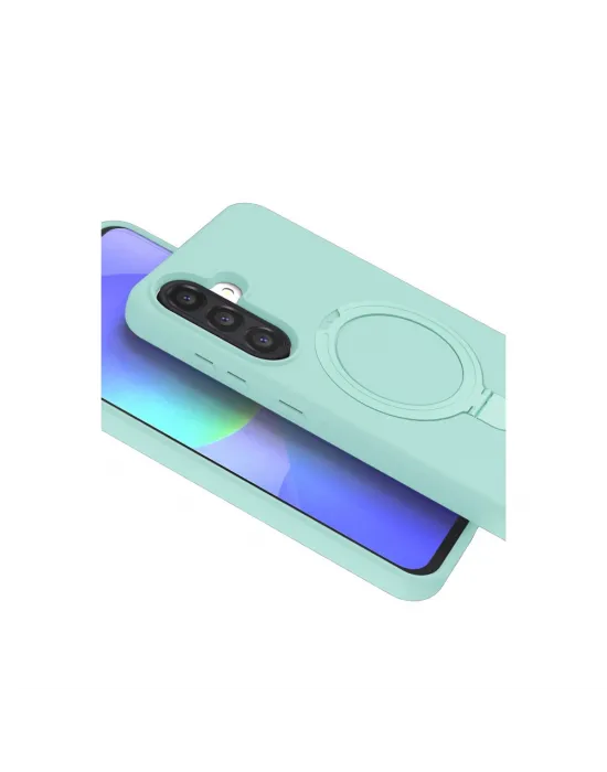 Samsung Galaxy A36 Regal Magsafe Standlı Kapak - Su Yeşili
