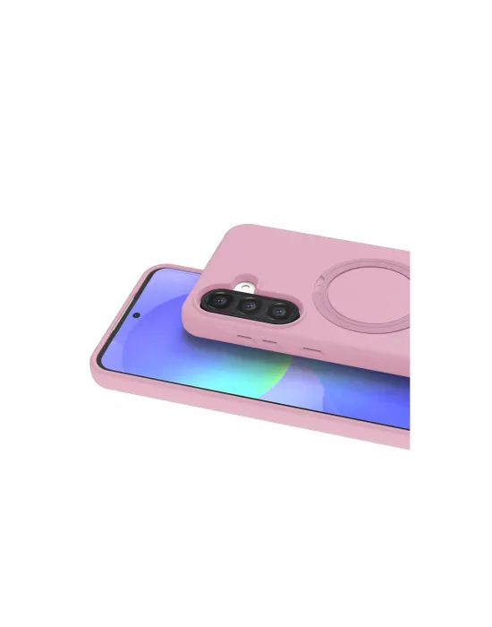 Samsung Galaxy A37 5g Regal Magsafe Standlı Kapak - Açık Pembe