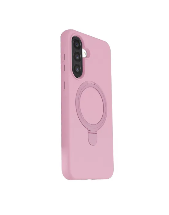 Samsung Galaxy A37 5g Regal Magsafe Standlı Kapak - Açık Pembe