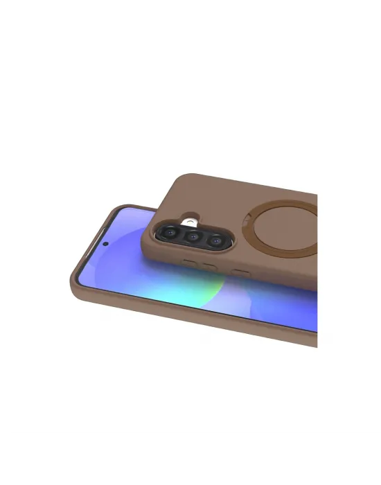 Samsung Galaxy A37 5g Regal Magsafe Standlı Kapak - Çöl Titanyum