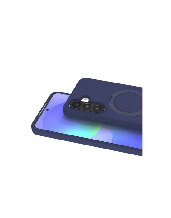Samsung Galaxy A37 5g Regal Magsafe Standlı Kapak - Lacivert