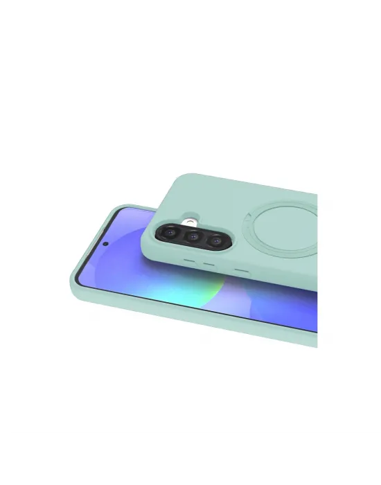Samsung Galaxy A37 5g Regal Magsafe Standlı Kapak - Su Yeşili