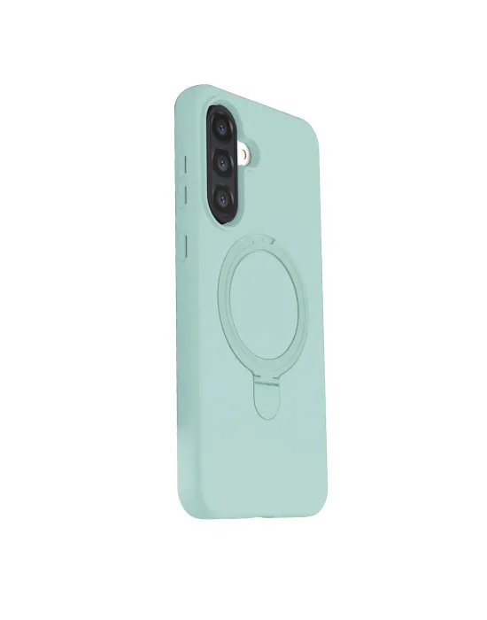 Samsung Galaxy A37 5g Regal Magsafe Standlı Kapak - Su Yeşili