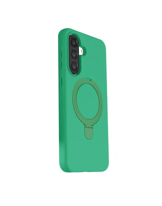 Samsung Galaxy A37 5g Regal Magsafe Standlı Kapak - Yeşil