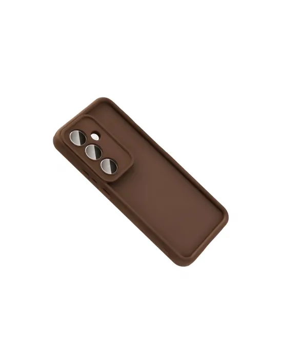 Samsung Galaxy A37 5g Viera Silikon - Kahverengi