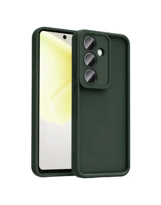 Samsung Galaxy A37 5g Viera Silikon - Koyu Yeşil