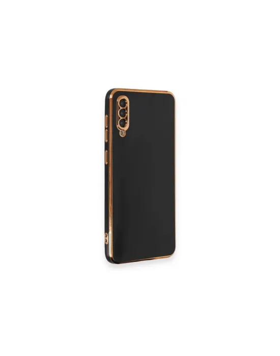 Samsung Galaxy A50 Kılıf Volet Silikon - Siyah