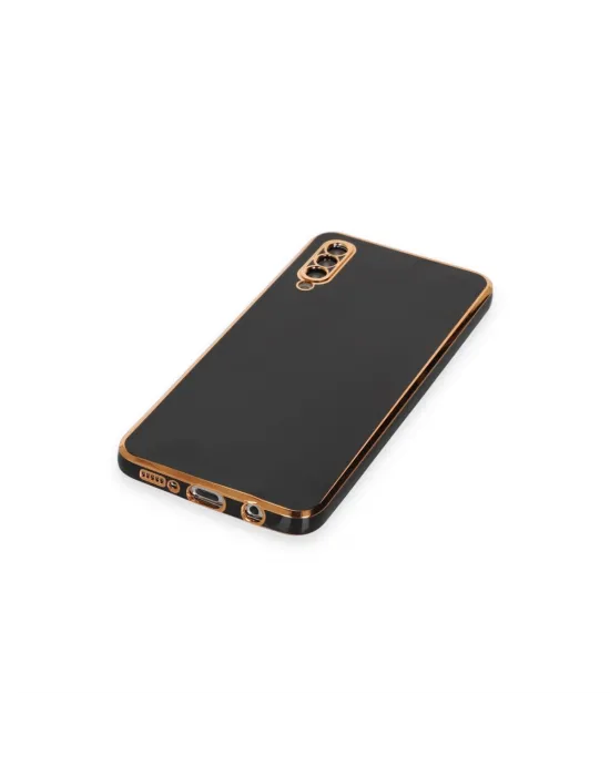 Samsung Galaxy A50 Kılıf Volet Silikon - Siyah