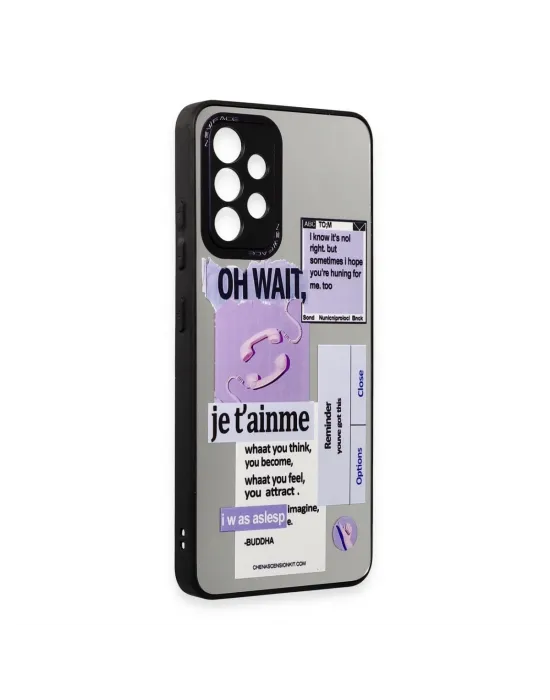 Samsung Galaxy A52 Kılıf Mirror Desenli Kapak - Mirror - 4