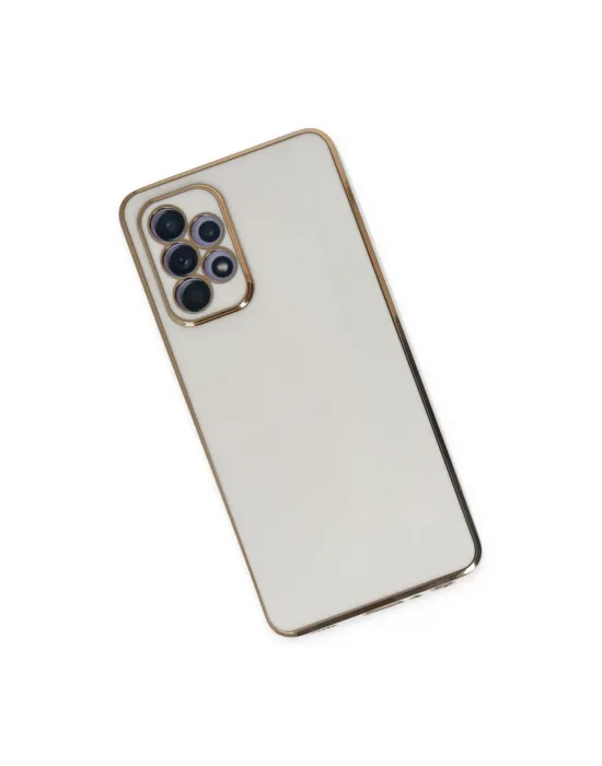 Samsung Galaxy A52 Kılıf Volet Silikon - Beyaz