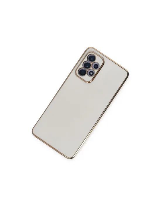 Samsung Galaxy A52 Kılıf Volet Silikon - Beyaz
