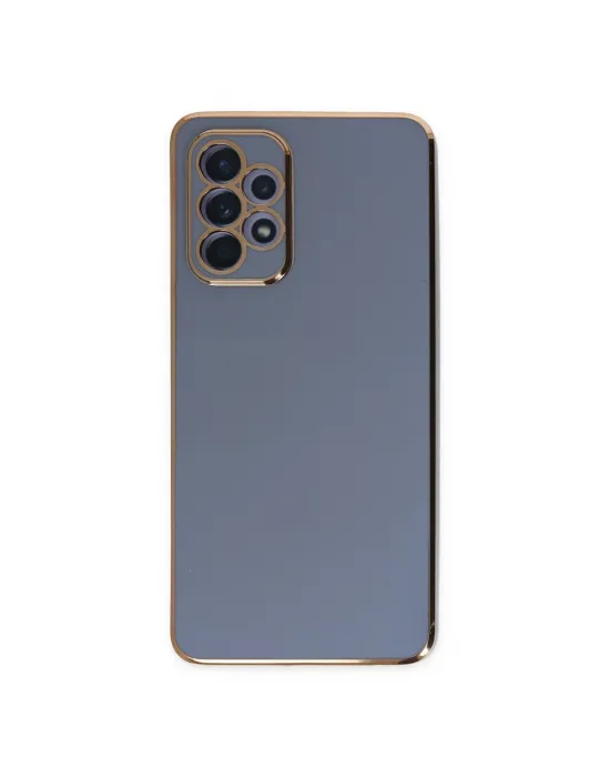 Samsung Galaxy A52 Kılıf Volet Silikon - Mavi