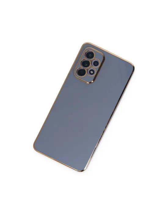 Samsung Galaxy A52 Kılıf Volet Silikon - Mavi