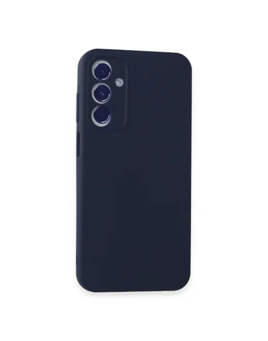 Samsung Galaxy A55 5g Kılıf First Silikon - Lacivert