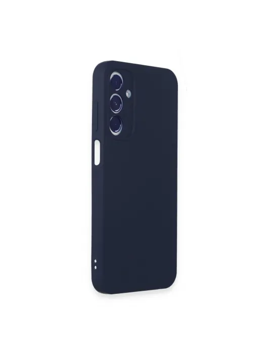 Samsung Galaxy A55 5g Kılıf First Silikon - Lacivert