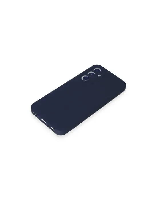 Samsung Galaxy A55 5g Kılıf First Silikon - Lacivert