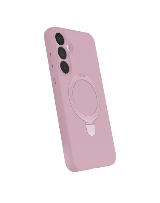 Samsung Galaxy A55 5g Regal Magsafe Standlı Kapak - Açık Pembe