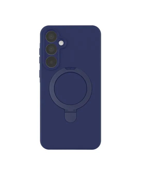 Samsung Galaxy A55 5g Regal Magsafe Standlı Kapak - Lacivert