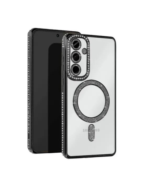 Samsung Galaxy A56 Joke Simli Magneticsafe Kılıf - Siyah