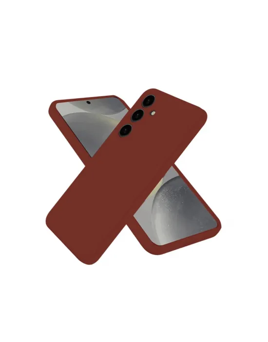 Samsung Galaxy A56 Kılıf First Silikon - Bordo