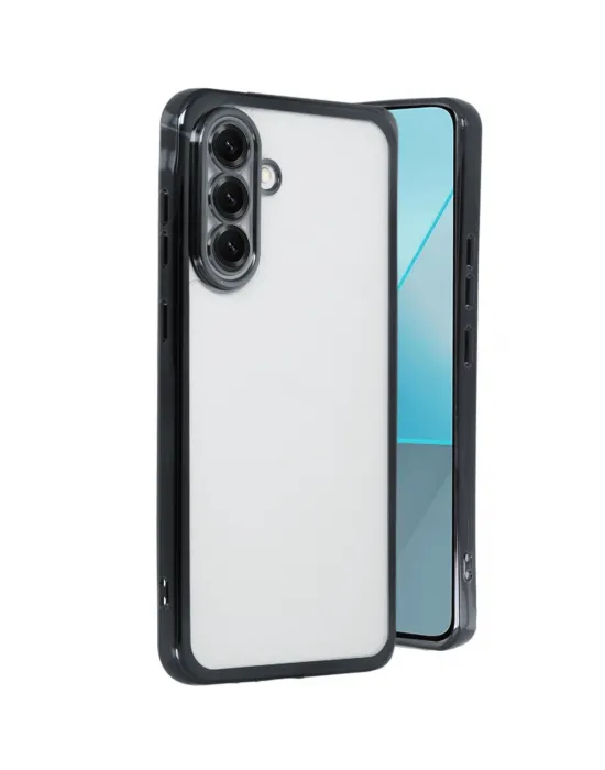 Samsung Galaxy A56 Kılıf Razer Lensli Silikon - Siyah