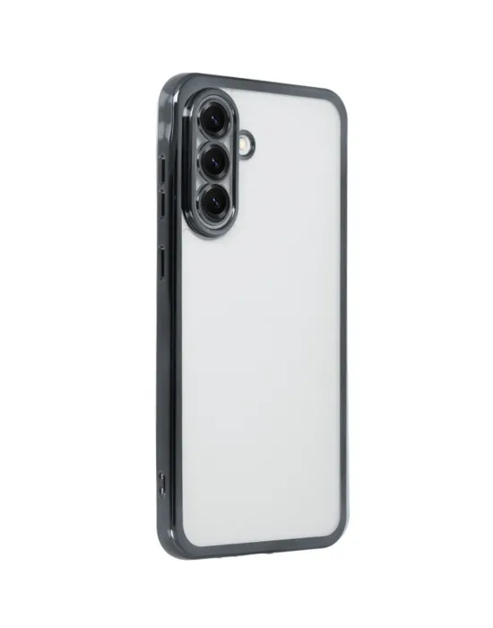 Samsung Galaxy A56 Kılıf Razer Lensli Silikon - Siyah