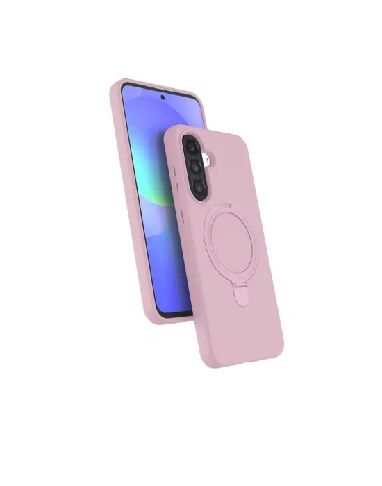 Samsung Galaxy A56 Regal Magsafe Standlı Kapak - Açık Pembe