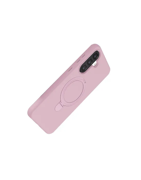 Samsung Galaxy A56 Regal Magsafe Standlı Kapak - Açık Pembe