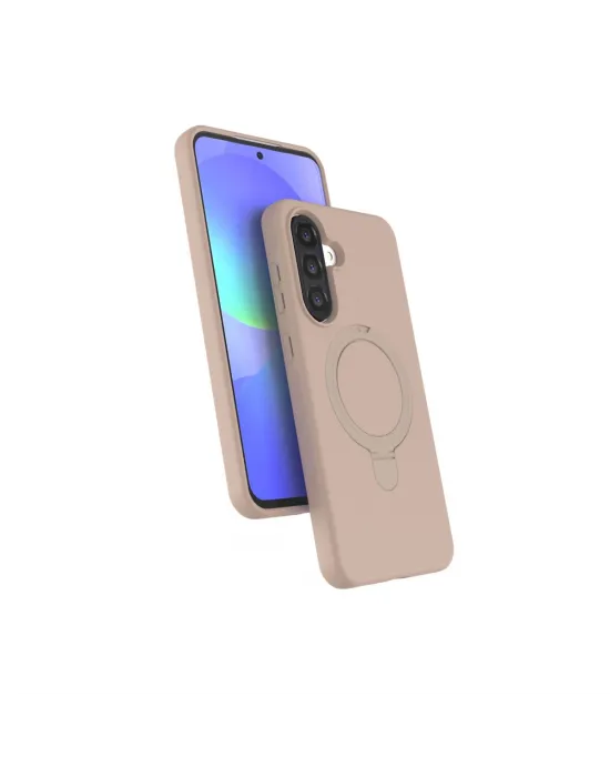 Samsung Galaxy A56 Regal Magsafe Standlı Kapak - Çöl Titanyum
