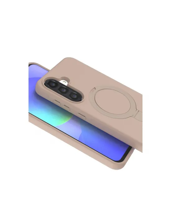 Samsung Galaxy A56 Regal Magsafe Standlı Kapak - Çöl Titanyum