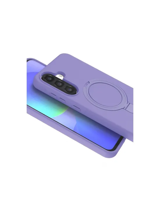 Samsung Galaxy A56 Regal Magsafe Standlı Kapak - Lila