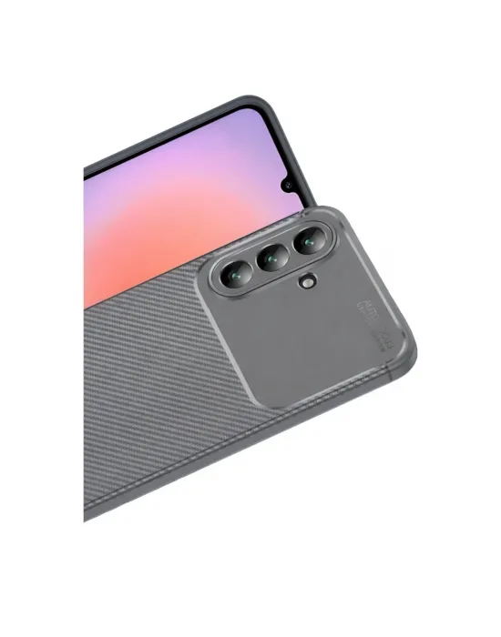 Samsung Galaxy A57 5g Auto Focus Karbon Kapak - Gri