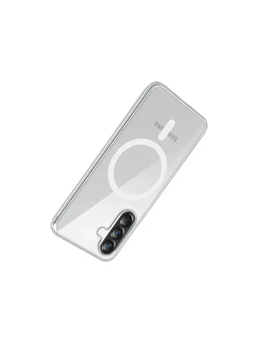 Samsung Galaxy A57 5g Combo Sert Şeffaf Magsafe Kapak - Şeffaf
