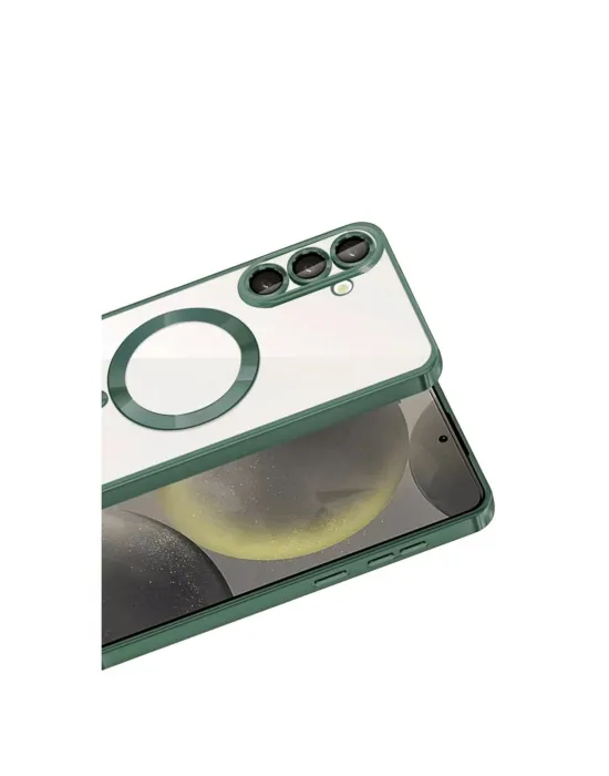 Samsung Galaxy A57 5g Kross Magneticsafe Kapak - Koyu Yeşil