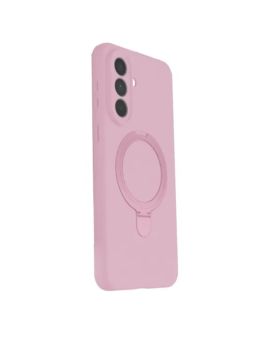 Samsung Galaxy A57 5g Regal Magsafe Standlı Kapak - Açık Pembe
