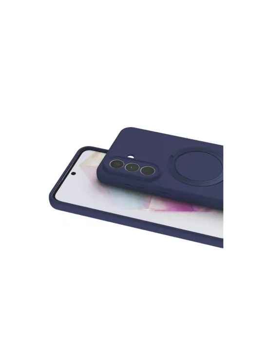 Samsung Galaxy A57 5g Regal Magsafe Standlı Kapak - Lacivert
