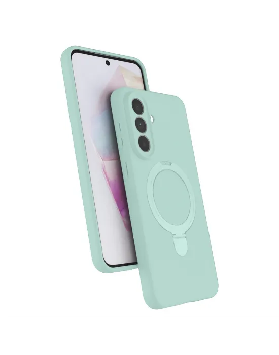 Samsung Galaxy A57 5g Regal Magsafe Standlı Kapak - Su Yeşili