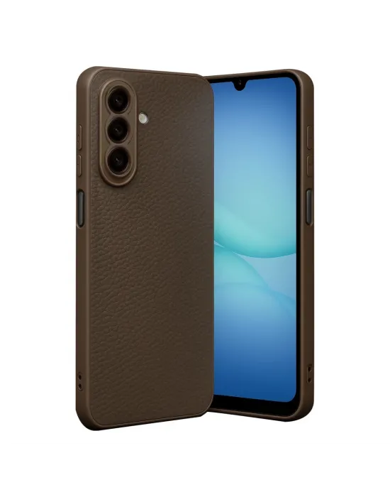 Samsung Galaxy A57 5g Thermax Silikon Kılıf - Kahverengi