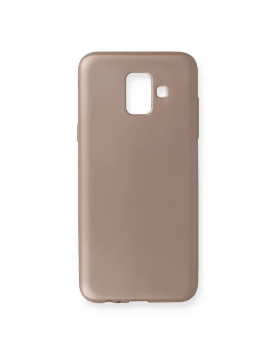 Samsung Galaxy A6 2018 Kılıf First Silikon - Rose Gold