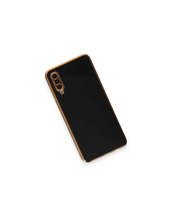 Samsung Galaxy A70 Kılıf Volet Silikon - Siyah