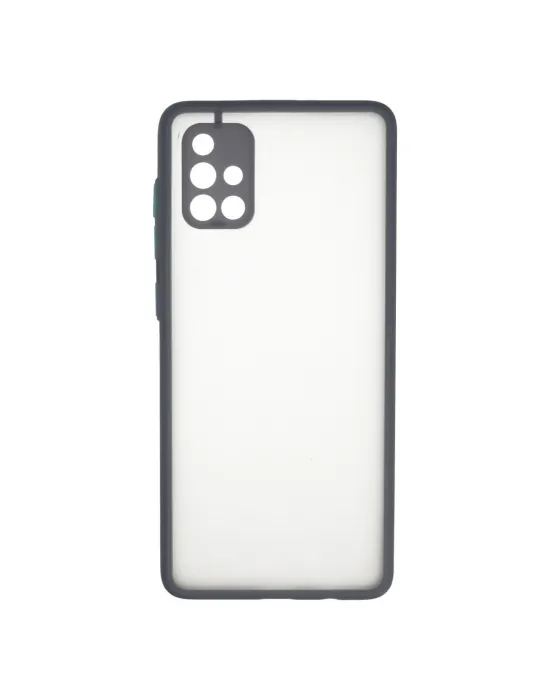 Samsung Galaxy A71 Kılıf Montreal Silikon Kapak - Gri
