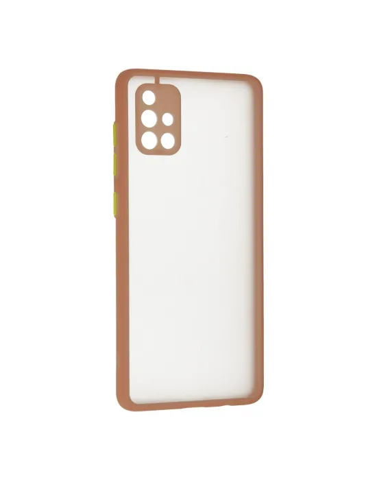 Samsung Galaxy A71 Kılıf Montreal Silikon Kapak - Pembe