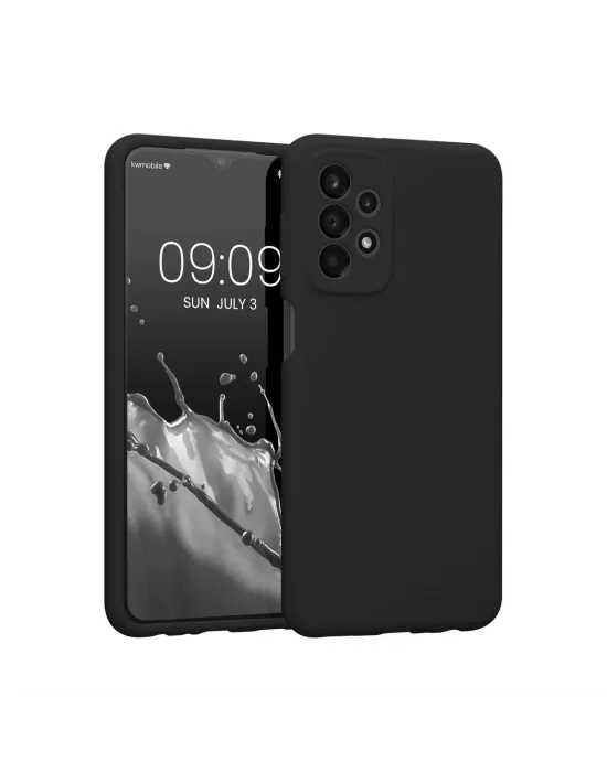 Samsung Galaxy A73 5g Kılıf First Silikon - Siyah