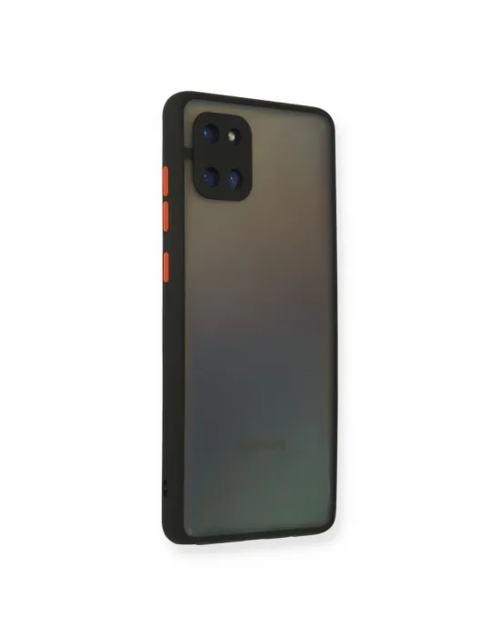 Samsung Galaxy A81 / Note 10 Lite Kılıf Montreal Silikon Kapak - Siyah
